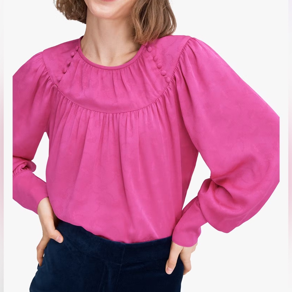 Kate Spade Fuchsia Blouse, New with tag